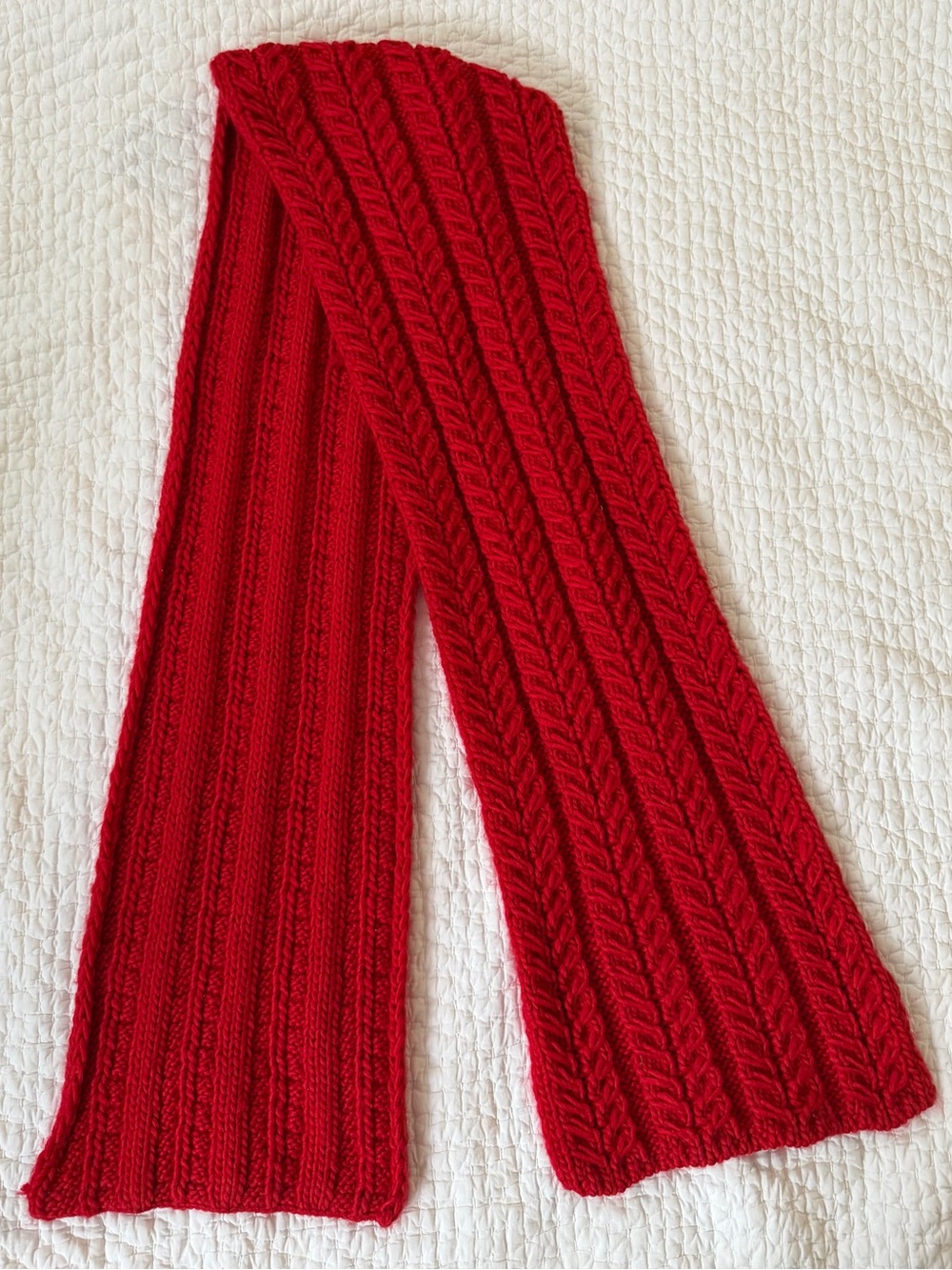 MixIt Women’s Red Knit Scarf